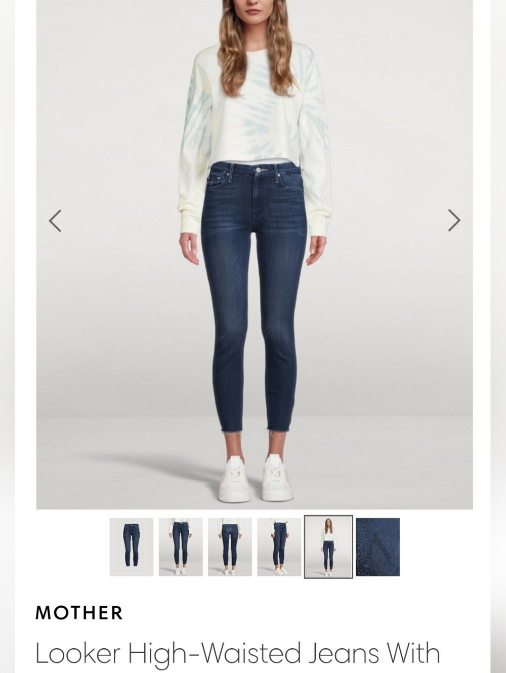 Mother Looker Ankle Fray Jeans Sz.26
